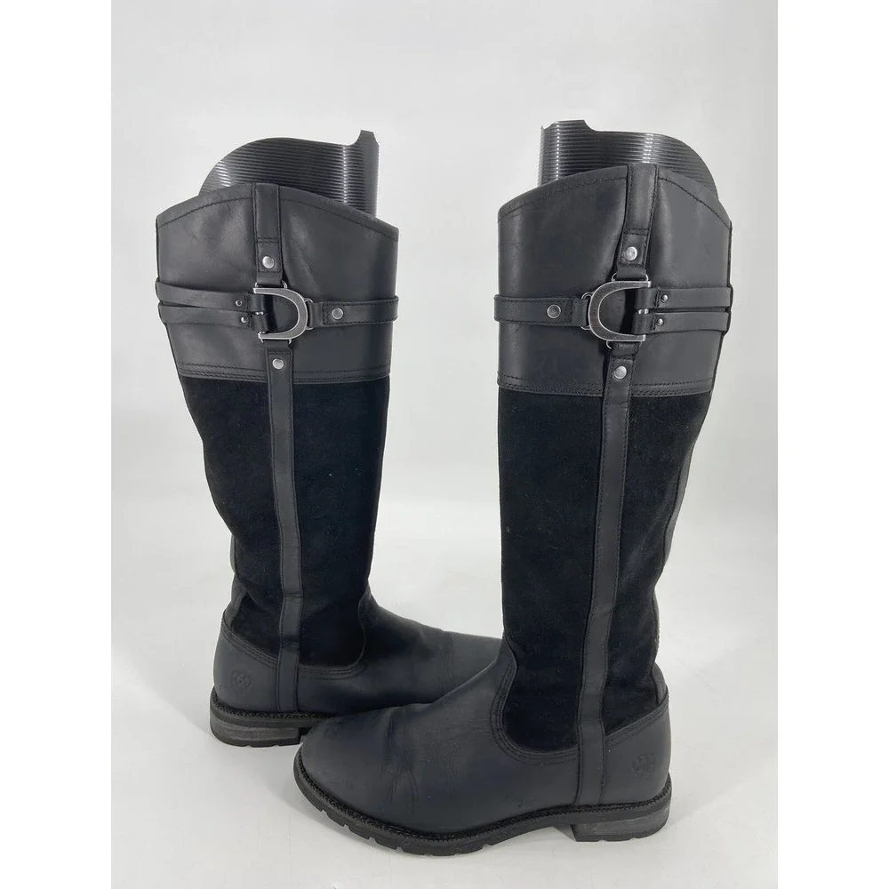 ARIAT womens Loxley H2o Country Boot Black Size 6.5 10024989 - Picture 1 of 8